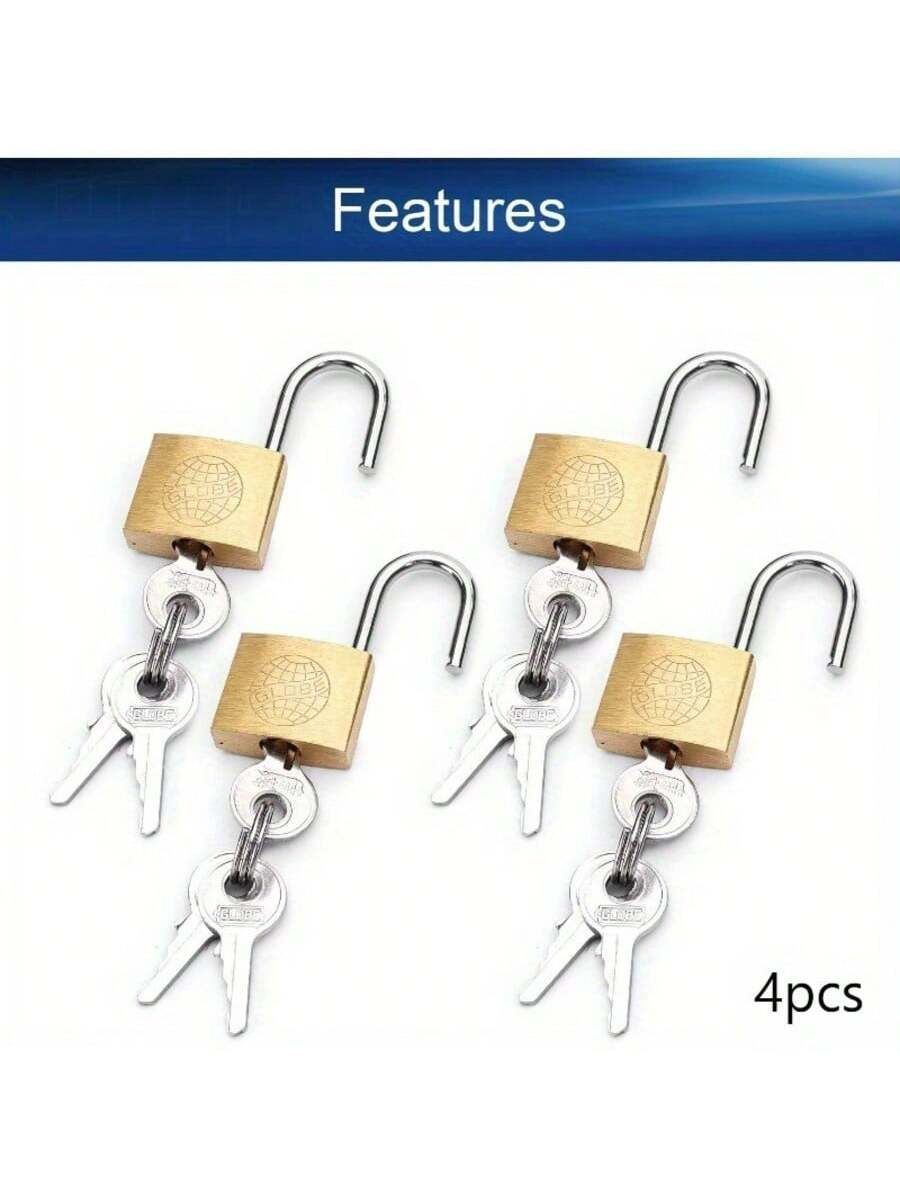 Letter Opener Brass - 2/4pcs Brass Padlock, Keyed Different, 25mm