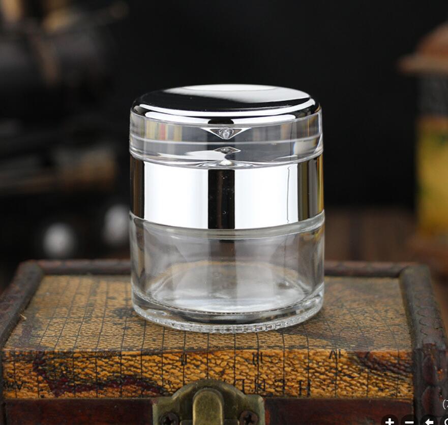 Gel Refill Pack - 50G transparent glass jar pot tin
