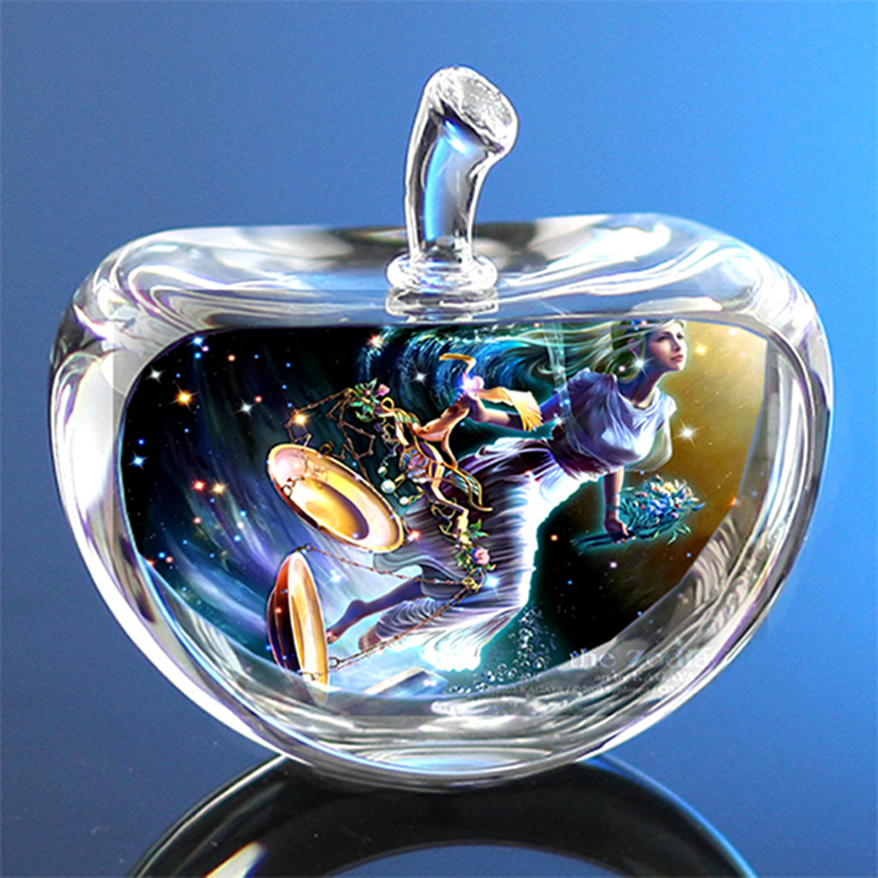 80 Mm Pha Lê Cung Hoàng Đạo Kí - đánh giá và giá Paper Weight Crystal