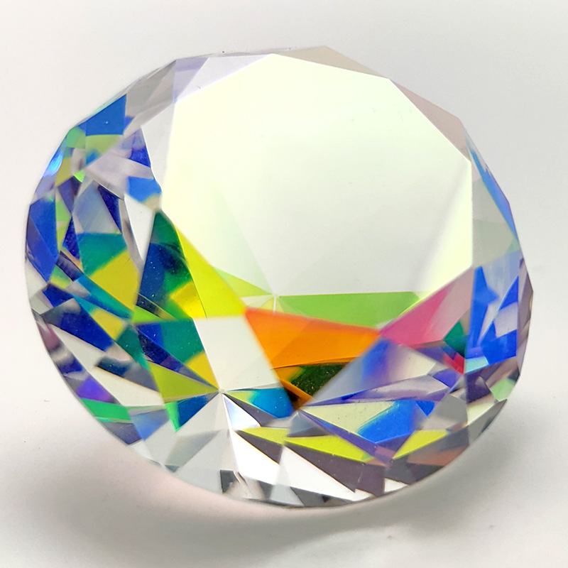 30-80Mm AB Nhiều Màu Sắc K9 Ti - đánh giá và giá Paper Weight Crystal