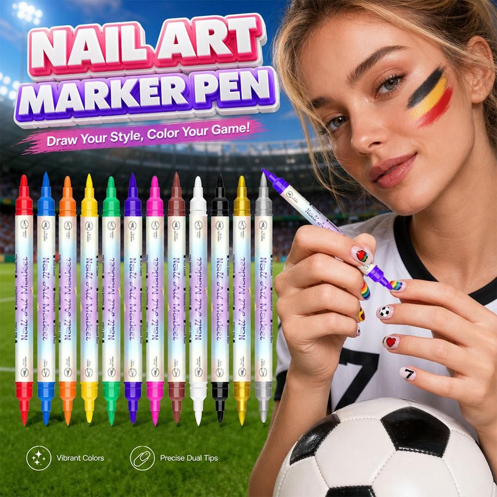 12/24 Colors Dual Tip Nail Art - đánh giá và giá Correction Pen Fine