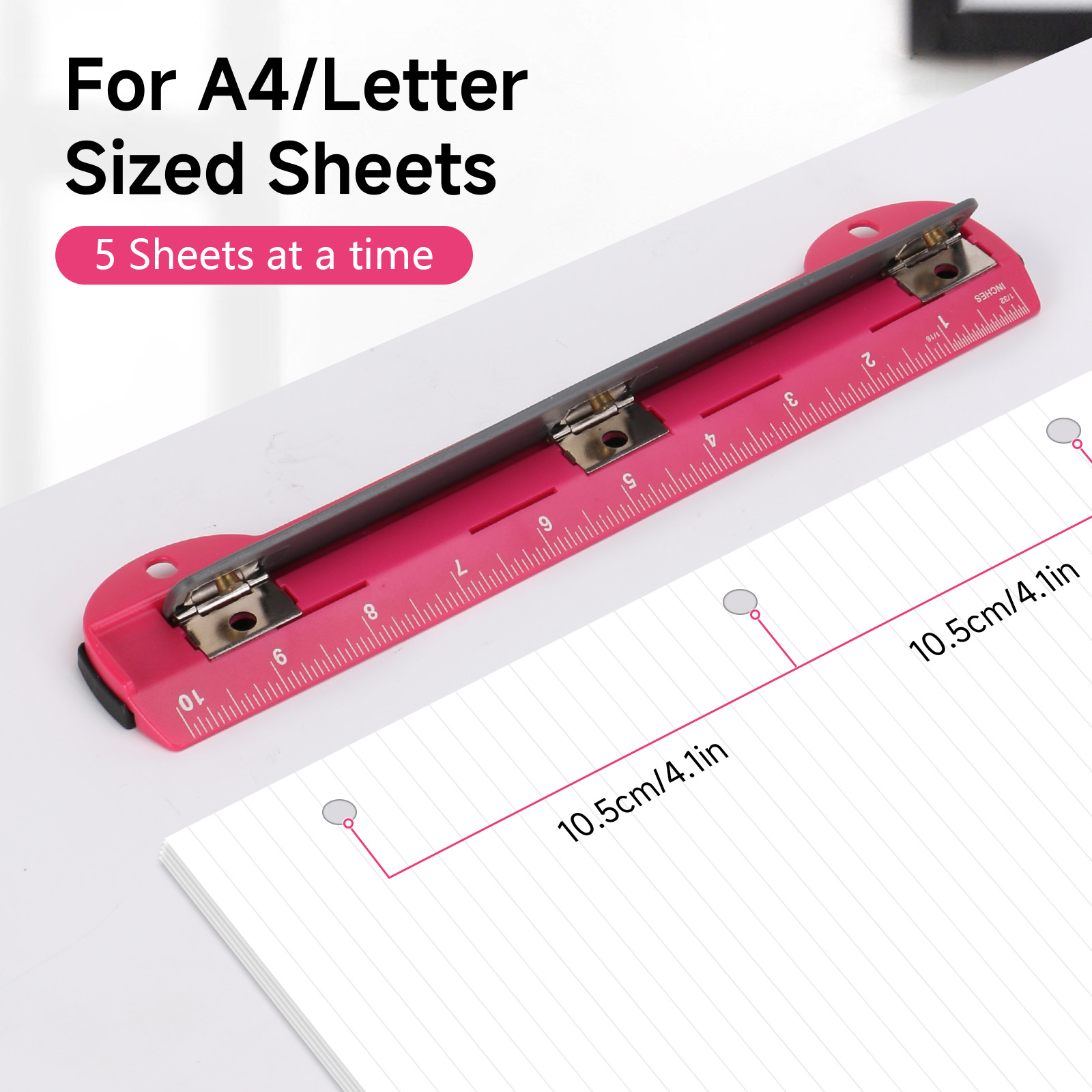 EAGLE 3-Hole Punch for A4/Lett - đánh giá và giá Binder A4 Lever