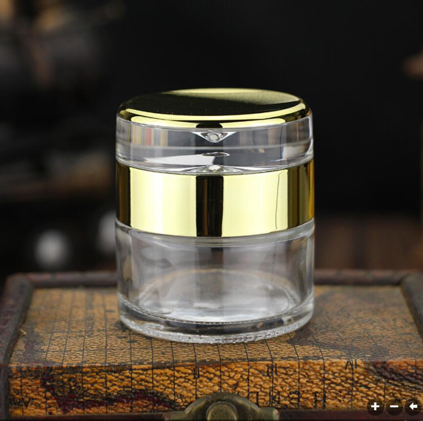 50G transparent glass jar pot  - đánh giá và giá Gel Refill Pack