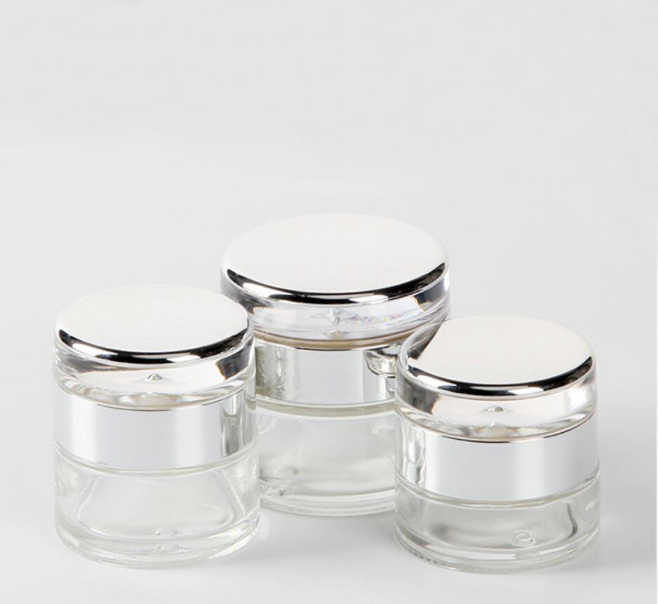 50G transparent glass jar pot  - đánh giá và giá Gel Refill Pack