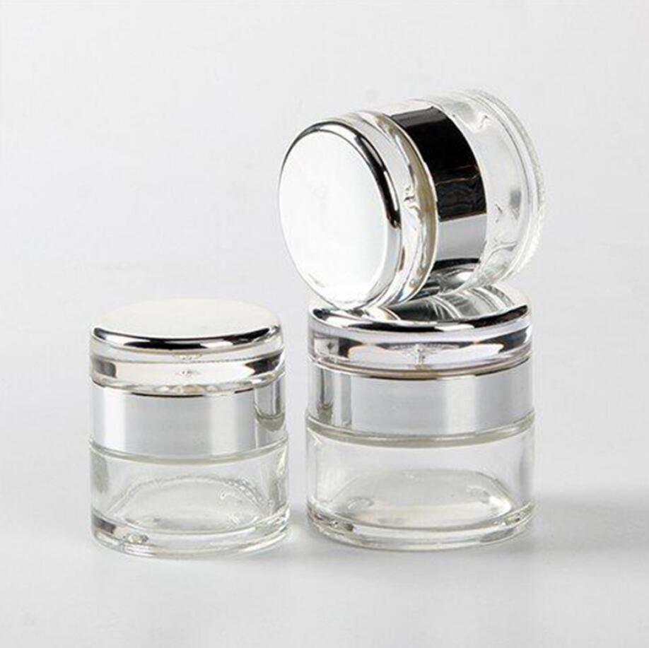 50G transparent glass jar pot  - đánh giá và giá Gel Refill Pack