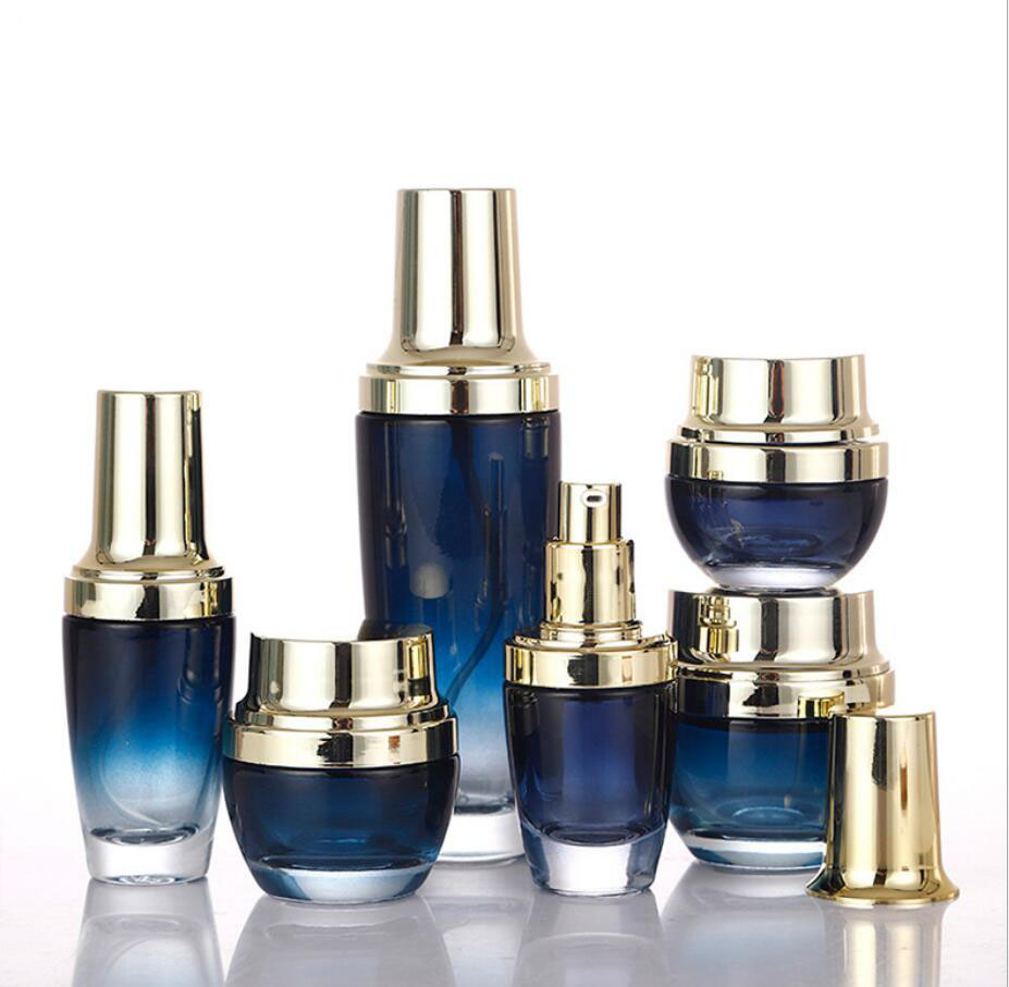 20G dark blue glass jar/bottle - đánh giá và giá Gel Refill Pack